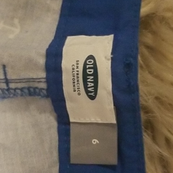 Old Navy nautical anchor shorts size 6 - Picture 2 of 5